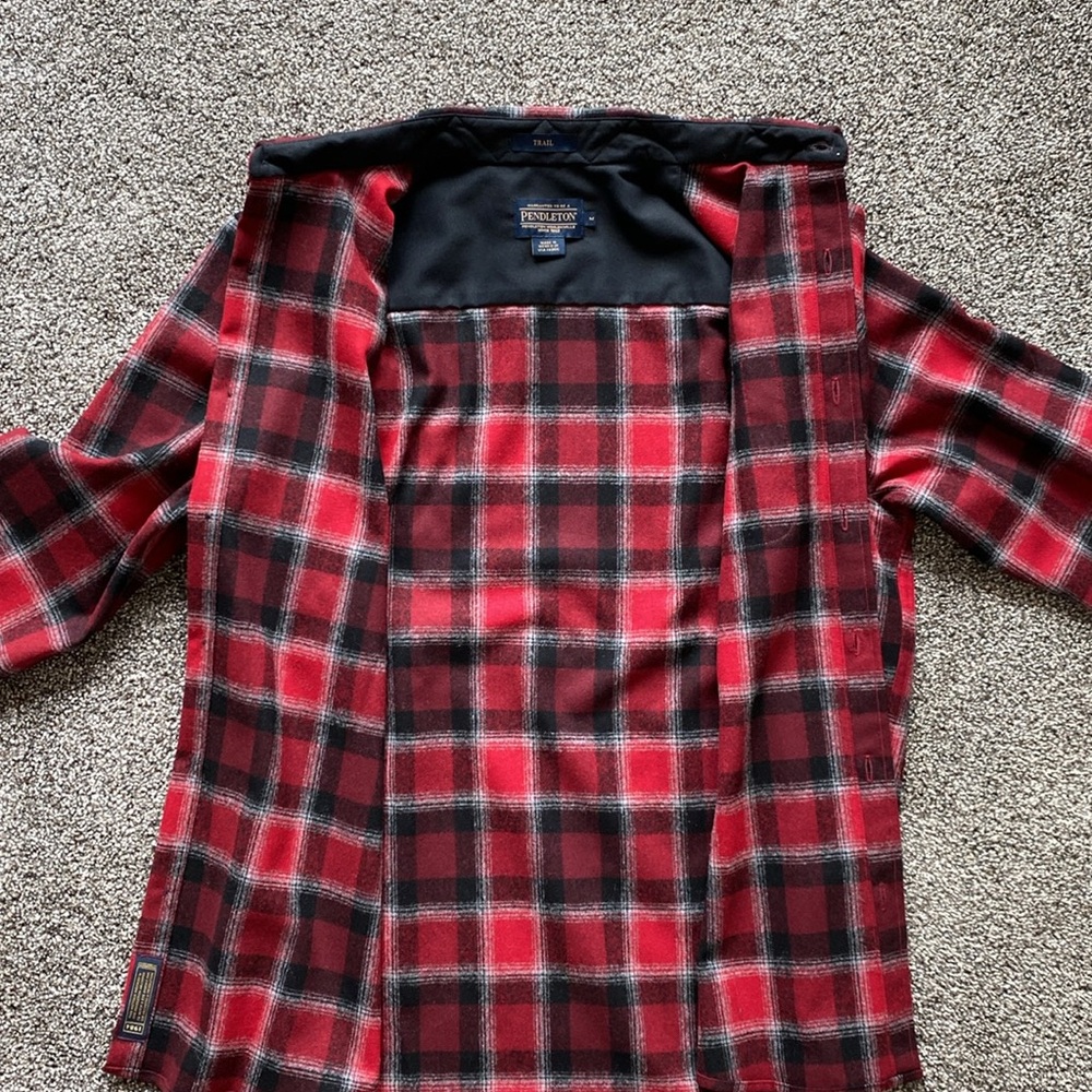 Pendleton Men's Plaid Elbow-Patch Trail Shirt - M… - image 2